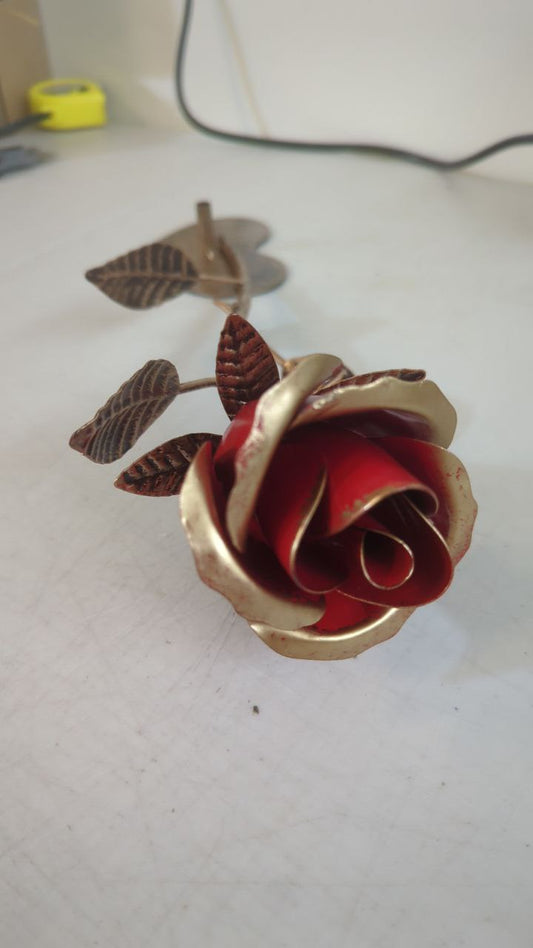 Everlasting handmade metal rose - anniversary gift